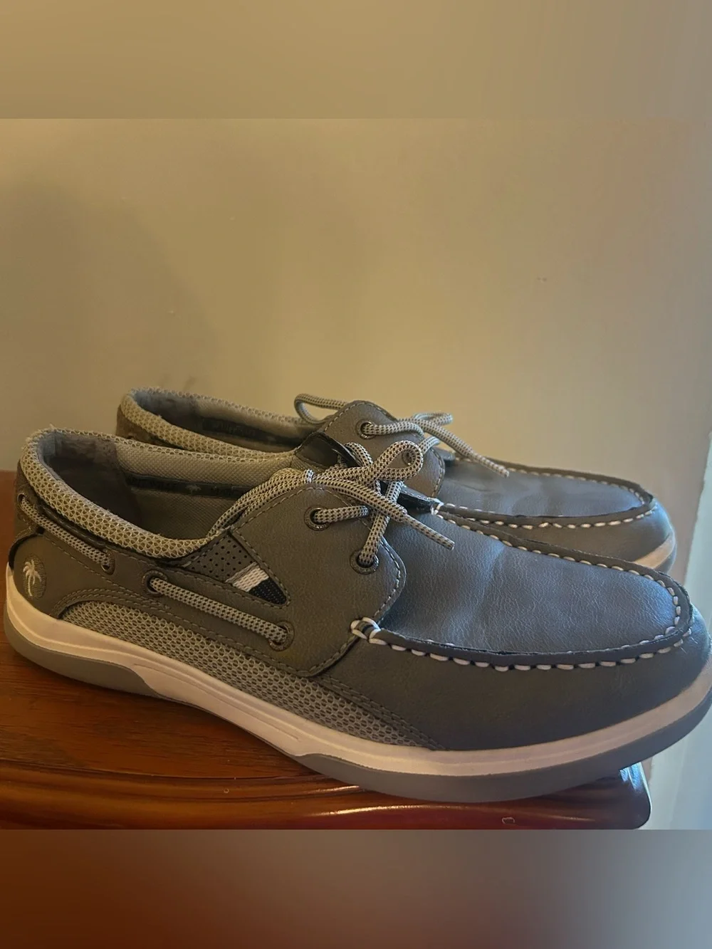 Margaritaville Steady Men's Grey Casual Boat Shoes size 10